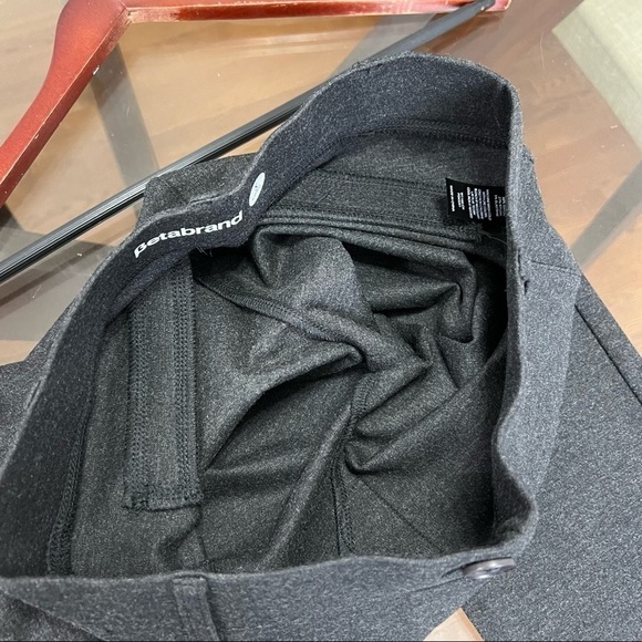 Betabrand Classic skinny stretch pants in dark gray color - Picture 8 of 10